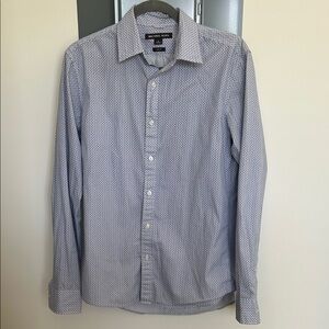 Michael Kors Men's Patterned Button Down Shirt